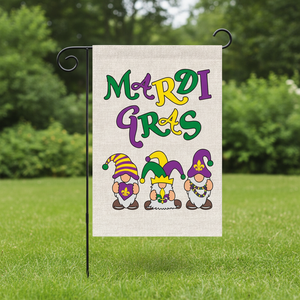 Bandera de Jardín Personalizada por Sublimación, Pequeña, para Regalo, Decoración de Fiesta de Mardi Gras, Regalo de Carnaval - Product Image 6