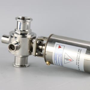 Válvula de Bola Sanitaria de 1.5 Pulgadas de Acero Inoxidable 304 316L con Actuador Neumático, Aislamiento Recto y Abrazadera Tri-Clamp - Product Image 5