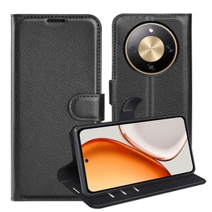 Étui portefeuille personnalisable en cuir PU et TPU de qualité supérieure Lichee pour Honor X30/X9/X9D/X9A 5G <span class=keywords><strong>Magic</strong></span> 5 <span class=keywords><strong>Lite</strong></span> avec porte-cartes - Product Image 2