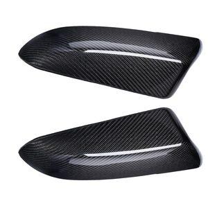 Nuevas Carcasas de Espejo Retrovisor de Fibra de Carbono para CFRP Negro Calefactable, Lado Izquierdo, Actualización - Product Image 1