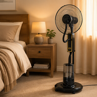 Kipas Semprot Air Listrik RC Pintar dengan Pendingin, Pengatur Waktu, Osilasi, dan Remote Control untuk Rumah Tangga, Luar Ruangan, Hotel, dan Mobil