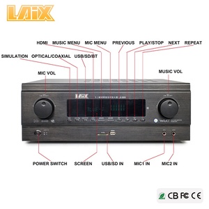 Amply Hifi Laix Lx-809 <span class=keywords><strong>5.1</strong></span>, Mạch khuếch đại chuyên nghiệp cho guitar, âm thanh, thanh âm thanh, thiết bị, bàn điều khiển, amply <span class=keywords><strong>5.1</strong></span> - Product Image 5