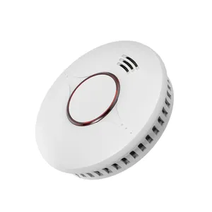 Detector de humo inalámbrico, alarma óptica interconectada, seguridad contra incendios, Sensor de oficina de alta calidad, aprobación CE