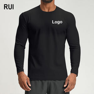 RUIQUWIN – Haut de sport léger pour homme avec logo personnalisé, séchage rapide, respirant, extensible dans quatre directions, idéal pour le fitness, la gym, l'entraînement et les voyages - Product Image 1
