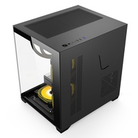 Micro Gaming Pc Case Atx Computer Game Case Mid Tower 3.0 Usb Cabinet Dustproof Gaming Computer Case Black