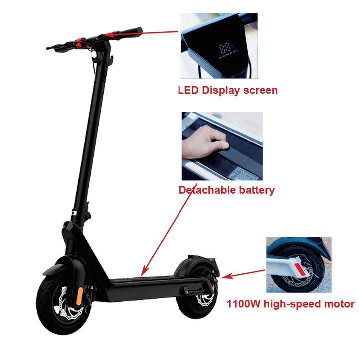 Original Dualtron X Limited Electric Scooter 84V 60AH Dual motor Speed