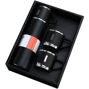 Bouteille d'eau intelligente en acier inoxydable 304 avec logo personnalisé, ensemble cadeau d'affaires, gobelet isotherme numérique, vaisselle de boisson - Product Image 1