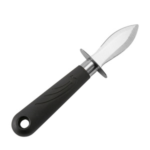 Abridor de ostras de acero inoxidable, apto para barbacoa, grueso y duradero, adecuado para mariscos, almejas y - Product Image 3