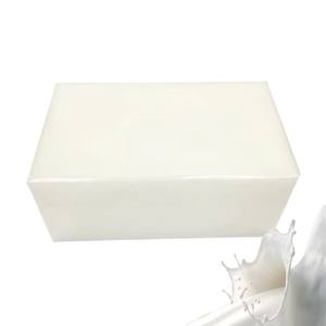 สบู่เบสแบบใสสำหรับทำสครับขัดผิว กลิ่นนมแพะ ผสมกลีเซอรีน ชีอะบัตเตอร์ สำหรับทำสบู่แบบละลายแล้วเท หรือแบบฟอง หรือแบบวิป - Product Image 1