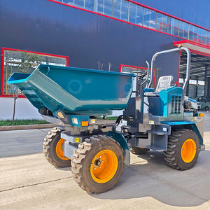 Бесплатная доставка: Шарнирно-сочлененный мини-самосвал-фронтальный погрузчик с дизельным двигателем Kubota и гидравлическим насосом Eaton - Product Image 3