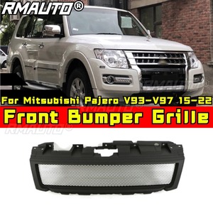 สำหรับมิตซูบิชิ ปาเจโร่ V93-V97 15-22 อุปกรณ์ตกแต่งรถยนต์ กระจังหน้าทรงสปอร์ต ชุดแต่งตัวถังรถยนต์ กระจังหน้ากันชนหน้า อะไหล่ตกแต่ง - Product Image 3