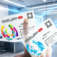 Kartu Nama Bisnis PVC Transparan Cetak Digital Logo Berkualitas Tinggi yang Dapat Disesuaikan, Kartu Hadiah Plastik Mewah, Kartu Kunjungan