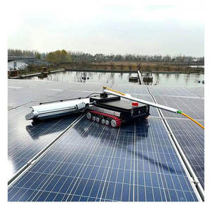 Robot de nettoyage de panneau solaire pour prix <span class=keywords><strong>panneaux</strong></span> automatique propre vente module de commerce de machine agricole toit <span class=keywords><strong>autonome</strong></span> sec avec navette - Product Image 1