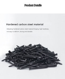 High Durability Black Hardened Steel Nails Factory OEM ODM Custom Round Head Concrete <b>Fasteners</b> - Product Image 4