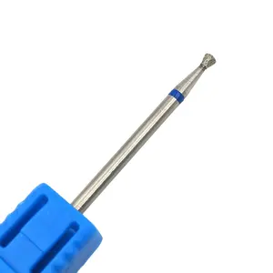HYTOOS Diamond Nail Drill Bit 3/32" Rotary Cuticle Burr Manicure Cutters Electric Drill Accessories Nail Salon Tools