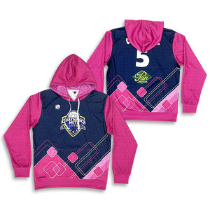 เสื้อฮู้ดดี้ทรงบ็อกซี่พิมพ์ลายผ้าโพลีเอสเตอร์/คอตตอนเนื้อหนาสำหรับฤดูหนาว แบบสั่งทำได้สำหรับทุกเพศ - Product Image 1