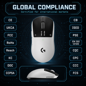 เมาส์เกมมิ่งไร้สาย Logitech G PRO X2 Superstrike พร้อม Haptic Trigger 6 ระดับ ปุ่มตั้งค่าได้ 5 ปุ่ม ความหน่วงในการคลิกต่ำ เหมาะสำหรับอีสปอร์ต - Product Image 2
