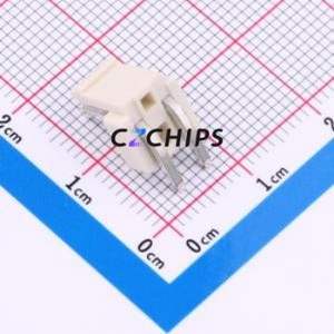 BX-VH3.96-2PWZ-GW Wire-to-Board Pin Header Bent Lead Through Hole,P=3.96mm Connector 1x2P 3.96mm Right Angle Insert VH - Product Image 2