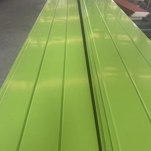 Panneaux sandwich en laine <span class=keywords><strong>de</strong></span> roche ignifugés, imperméables, isolants thermiquement et acoustiquement, avec revêtement métallique pour murs et toitures <span class=keywords><strong>de</strong></span> maisons préfabriquées - Product Image 5