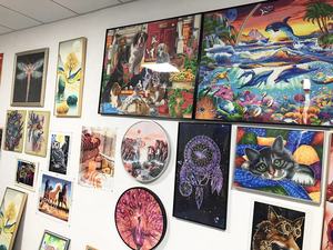 Yiwu Yuhui DIY pintura para niños adultos pared <span class=keywords><strong>diamante</strong></span> artesanía habitación decoración lindos cuadros de pintura <span class=keywords><strong>5D</strong></span> artesanía decoración de pared para la pared del hogar - Product Image 3