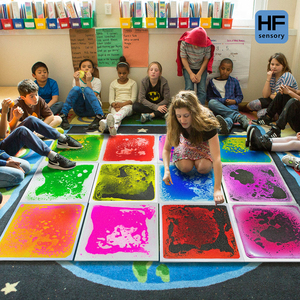 Montessori Children's Educational Toy with Flowing Liquid for Autism&amp; ADHD <strong>Kids</strong> Sensory <strong>Floor</strong> <strong>Mat</strong> with Visual Dynamic Training - Product Image 3