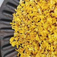 Gui Hua Nouvelle Infusion Naturelle d'Osmanthus Brut en Gros, Comestible, Séché AD, Lyophilisé, Doré, Cueilli à la Main, Sans Soufre