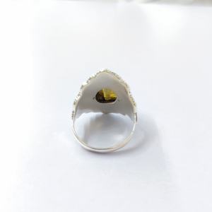 Bague en labradorite, argent sterling 925, bague en pierre précieuse, labradorite, collection artisanale, bagues fines, bijoux en argent, prix de gros - Product Image 6