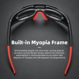 <span class=keywords><strong>Gafas</strong></span> de <span class=keywords><strong>Ciclismo</strong></span> <span class=keywords><strong>ROCKBROS</strong></span>, Marco Blanco, Cristal Transparente, Deportivas para Exteriores, Fotocromáticas, Polarizadas, Protección UV400, Personalizadas - Product Image 3