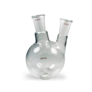 Frasco de destilación de laboratorio RONGTAI, distribuidor de China, 5003, 500ML, 29/32-19/26, cristalería de laboratorio, matraz de fondo redondo en ebullición - Product Image 6