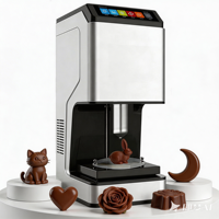 Printer Cokelat 3D Otomatis DIY Terbaru, Laris Manis, FDM Auto Leveling, Konektivitas USB, Pencetakan Multiwarna, Garansi 1 Tahun