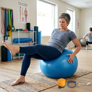 Ballon de yoga écologique en PVC anti-éclatement pour la <span class=keywords><strong>grossesse</strong></span> et l'accouchement, antidérapant, pour l'exercice et la gym à domicile - Product Image 1