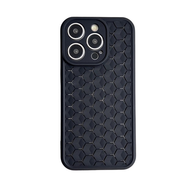 New Design Heat Dissipation Honeycomb Cooling Mobile Phone Case Electronic Accessories for iphone 14 Pro Case 12 13 15