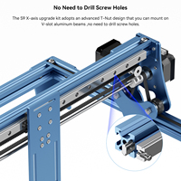 Kit de Mise à Niveau de Guide Linéaire Axe X de Précision Industrielle SCULPFUN S6 S6pro S9 pour Machine de Gravure Laser à Installation Directe