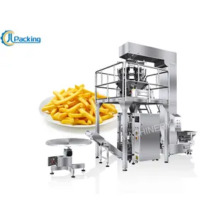 Automatic Multihead Weigher 500g 1kg Quick Cook Frozen Waffle Cut Potato Fries Packaging Machine French Fries Packing Machine