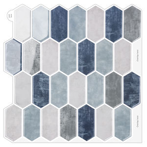 Nouvelle tendance : carrelage mural auto-adhésif en vinyle moderne pour <span class=keywords><strong>cuisine</strong></span> et salle de bain, effet 3D, décoration intérieure, imperméable - Product Image 6