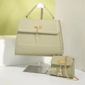 Jiali QAZA Custom bag sets 2 piece handbags women private label sac a main en cuir purses and handbags luxury ladies
