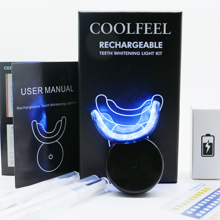 Oem беспроводной сотовый телефон пакет челнока ультрафиолетового света отбеливание зубов пресс-форма led kit