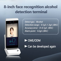 Alcoholímetro con sensor de celda de combustible, conectable a WIFI, para equipos de control de asistencia y reconocimiento facial, prueba de alcohol previa al trabajo, mercado japonés