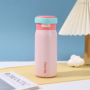 Bouteille d'eau isotherme en acier inoxydable sans BPA de 470 ml avec couvercle <span class=keywords><strong>2</strong></span>-en-1 anti-fuite - Product Image 4