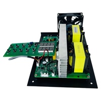 Mesin Pembersih Ultrasonik Universal Papan PCB 28khz-40khz Papan Generator Penggerak Transduser Ultrasonik Digital 600W