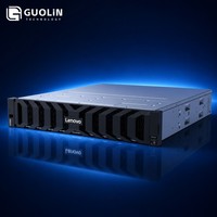 Lenovo ThinkSystem DM5200F All Flash NVMe Unified Storage Array, 2U 24 Bay SFF SAN NAS untuk Database, Cloud, AI, mendukung NVMe oF