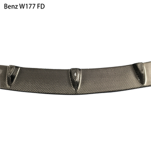 Pour A-Class W176 W177, lèvre avant en fibre de carbone style FD, 2018-2025 - Product Image 5