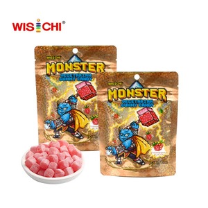 Bonbons gélifiés halal très demandés, 60g, forme cube, Gomitas, bonbons gélifiés fourrés, bonbons mous Petin, halal, sucrés et fruités - Product Image 1