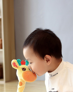 Peluche Électronique Girafe pour Tout-Petits 6-12 Mois 1-3 Ans, 10 Chansons, <span class=keywords><strong>Danse</strong></span>, Lumières, Répétition Vocale, Cadeau Idéal pour Bébé - Product Image 2