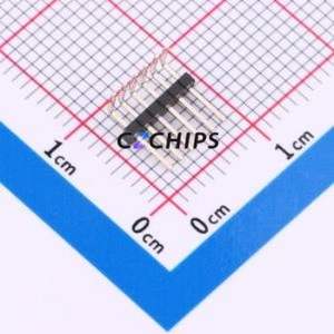 HX PZ1.27-1x6P WZ Pin Header Bent Lead Through Hole,P=1.27mm Connector 1x6P 1.27mm Pin Header Right Angle Insert - Product Image 1