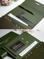 Carnet de notes en cuir haut de gamme avec logo personnalisé, carnet/agenda à feuilles mobiles de grande valeur, cadeau d'affaires