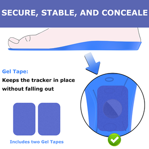 Semelles de suivi avec support caché pour Apple AirTag pour les personnes âgées, les enfants, les chaussures de suivi, les inserts de semelle, les semelles intérieures - Product Image 4