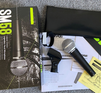 Microphone dynamique filaire SM58LC de haute qualité, directivité cardioïde, SNR 60 dB pour les performances sur scène et en direct