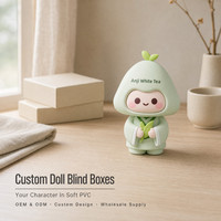 Maßgefertigte PVC-Tee-Maskottchen-Figur Blind Box Puppe OEM ODM Großhandel Direktvertrieb Geschenkvertrieb Lieferant Bemalte Cartoon-Puppensets