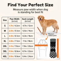 Chaussettes-bottes rayées imperméables antidérapantes de style militaire pour chiens de petite/moyenne taille, toutes saisons, protections pour pattes, vente en gros